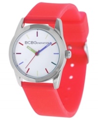 Make time for play with this colorful casual watch from BCBGeneration.