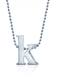 Alex Woo Little Letters Sterling Silver Letter K Pendant Necklace, 16 Alex Woo Little Letters Sterling Silver Letter K Pendant Necklace, 16