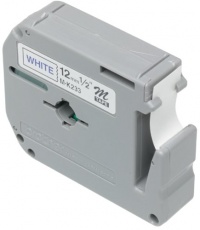 Brother Tape Cartridge 0.5IN Wide, Non-laminated Blue on White (MK233) Brother Tape Cartridge 0.5IN Wide, Non-laminated Blue on White (MK233)