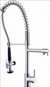 Kraus KPF-1602 Single Lever Pull Out Kitchen Faucet, Chrome Kraus KPF-1602 Single Lever Pull Out Kitchen Faucet, Chrome