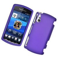 Purple Hard Plastic Rubberized Case Cover for Sony Ericsson Xperia Play Purple Hard Plastic Rubberized Case Cover for Sony Ericsson Xperia Play
