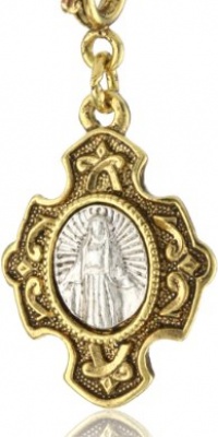 The Vatican Library Collection Two Tone St. Mary Charm The Vatican Library Collection Two Tone St. Mary Charm