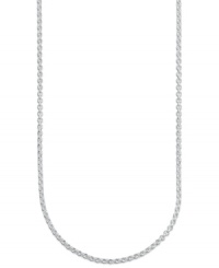 Make the connection. Giani Bernini's baby rolo chain is set in sterling silver for a stunning look to hold any ensemble together. Approximate length: 20 inches.