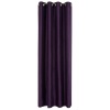 Stylemaster Tribeca 56 by 95-Inch Faux Silk Grommet Panel, Amethyst