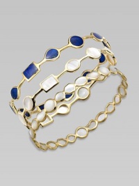 From the Polished Rock Candy Collection. A graceful bangle in gleaming gold formed of multi shapes of lustrous mother-of-pearl.Mother-of-pearl18k yellow goldDiameter, about 2½ImportedPlease note: Bracelets sold separately. From the Polished Rock Candy Collection. A graceful bangle in gleaming gold formed of multi shapes of lustrous mother-of-pearl.Mother-of-pearl18k yellow goldDiameter, about 2½ImportedPlease note: Bracelets sold separately.