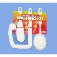 Brushtech B233C Sommelier's Wine Brush Washing Kit, Set of 3 Brushtech B233C Sommelier's Wine Brush Washing Kit, Set of 3