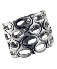 Style&co.'s casted bracelet is a versatile piece designed to complement a variety of styles in your wardrobe, while the stretch design makes it easy and comfortable to wear. Crafted in hematite tone mixed metal. Approximate diameter: 2 inches. Style&co.'s casted bracelet is a versatile piece designed to complement a variety of styles in your wardrobe, while the stretch design makes it easy and comfortable to wear. Crafted in hematite tone mixed metal. Approximate diameter: 2 inches.