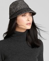 Flawlessly structured, San Diego Hat Company's tweed cap exudes effortless city style.