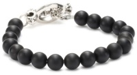 Queen Baby Black Onyx Bead with Silver Clasp Bracelet Queen Baby Black Onyx Bead with Silver Clasp Bracelet