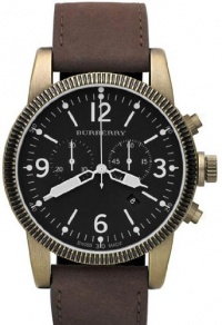 Burberry Endurance Chronograph Black Dial Brown Leather Strap Mens Watch BU7810 Burberry Endurance Chronograph Black Dial Brown Leather Strap Mens Watch BU7810