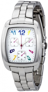 FMD White Multicolored Faux Chronograph Dial Ladies Watch ZRT8000K FMD White Multicolored Faux Chronograph Dial Ladies Watch ZRT8000K
