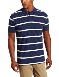 U.S. Polo Assn. Men's Narrow Striped Polo With Small Pony U.S. Polo Assn. Men's Narrow Striped Polo With Small Pony