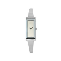 GUCCI Women's YA127505 G-Frame Quartz Silver Dial Watch GUCCI Women's YA127505 G-Frame Quartz Silver Dial Watch