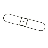 UNISAN Clip-On Dust Mop Frame, 36 inches width x 5 inches length, Zinc Plated (1436) - Black UNISAN Clip-On Dust Mop Frame, 36 inches width x 5 inches length, Zinc Plated (1436) - Black