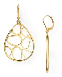 T Tahari Essentials Worn Gold Filigree Teardrop Earrings T Tahari Essentials Worn Gold Filigree Teardrop Earrings
