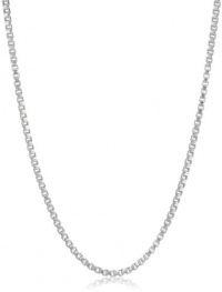 Sterling Silver 16, 20 and 30 Box Chain Necklace, Set of Three Sterling Silver 16, 20 and 30 Box Chain Necklace, Set of Three