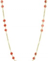 Kate Spade New York Dotted Line Red Scatter Necklace