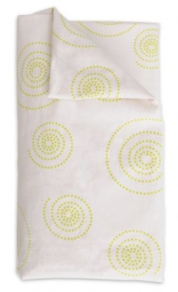 Brica Fold N' Go Bassinet Standard Fitted Sheet, White/Green Brica Fold N' Go Bassinet Standard Fitted Sheet, White/Green