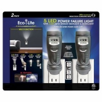 Eco-Lite 5 LED Power Failure Light- with 3 LED Auto Sensor Nightlight Eco-Lite 5 LED Power Failure Light- with 3 LED Auto Sensor Nightlight