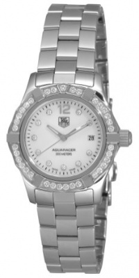 TAG Heuer Women's WAF1416.BA0824 Aquaracer Swiss-Quartz Diamond Mother-Of-Pearl Dial TAG Heuer Women's WAF1416.BA0824 Aquaracer Swiss-Quartz Diamond Mother-Of-Pearl Dial