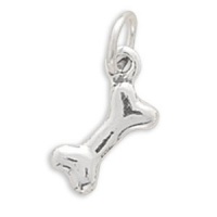 Sterling Silver Dog Bone Charm Sterling Silver Dog Bone Charm