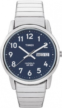 Timex Men's T20031 Easy Reader Silver-Tone Stainless Steel Expansion Band Watch Timex Men's T20031 Easy Reader Silver-Tone Stainless Steel Expansion Band Watch