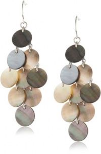Kenneth Cole New York Shell Circle Chandelier Earrings
