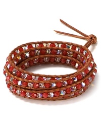 Ready made for the July babe: Chan Luu puts a personal spin on its signature leather and precious stone wrap bracelets with its birthstone collection. Ready made for the July babe: Chan Luu puts a personal spin on its signature leather and precious stone wrap bracelets with its birthstone collection.