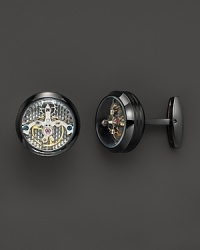 TF Est. 1968 Black PVD Tourbillon Cufflinks TF Est. 1968 Black PVD Tourbillon Cufflinks