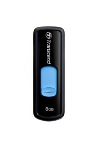 Transcend 8 GB JetFlash 500 Retractable USB Flash Drive - TS8GJF500E (Black) Transcend 8 GB JetFlash 500 Retractable USB Flash Drive - TS8GJF500E (Black)