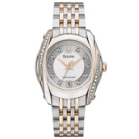 Bulova Women's 98R141 Precisionist Tanglewood Diamond Two-Tone Bracelet Watch Bulova Women's 98R141 Precisionist Tanglewood Diamond Two-Tone Bracelet Watch