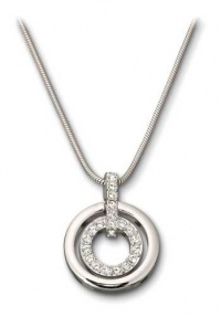 Swarovski Rhodium Pave Circle Pendant 681251 Swarovski Rhodium Pave Circle Pendant 681251