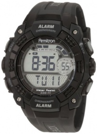 Armitron Men's 408209BLK Chronograph Black Digital Sport Watch Armitron Men's 408209BLK Chronograph Black Digital Sport Watch