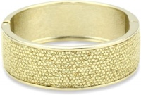 Betsey Johnson Gold-Tone Snake Inlay Bangle Bracelet Betsey Johnson Gold-Tone Snake Inlay Bangle Bracelet