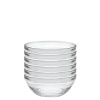 Duralex Lys 5-1/2-Inch Stackable Clear Bowl, Set of 6