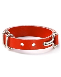 Take your style cues from his closet with this leather wrap bracelet from Giles & Brother. It's simple look and rugged design perfects boy-borrowed accessorizing. Take your style cues from his closet with this leather wrap bracelet from Giles & Brother. It's simple look and rugged design perfects boy-borrowed accessorizing.