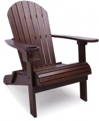 Strathwood Basics Adirondack Chair, Dark Brown Strathwood Basics Adirondack Chair, Dark Brown