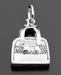 For everything you hold dear: this stylish purse charm by Rembrandt Charms is crafted in sterling silver. Approximate drop: 3/4 inches. For everything you hold dear: this stylish purse charm by Rembrandt Charms is crafted in sterling silver. Approximate drop: 3/4 inches.