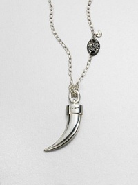 EXCLUSIVELY AT SAKS. An exotic tusk pendant with a burnished logo that is a celebration of the founding years of this brand. Sterling silverSize, about 2Fixed baleMade in Italy Please note: Chain sold separately. EXCLUSIVELY AT SAKS. An exotic tusk pendant with a burnished logo that is a celebration of the founding years of this brand. Sterling silverSize, about 2Fixed baleMade in Italy Please note: Chain sold separately.