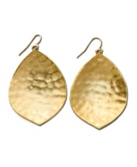 Embrace the blustery season. Textured leaves add dimension and rich style to your look. Lauren by Ralph Lauren earrings crafted in gold tone mixed metal. Approximate drop: 2-1/4 inches. Embrace the blustery season. Textured leaves add dimension and rich style to your look. Lauren by Ralph Lauren earrings crafted in gold tone mixed metal. Approximate drop: 2-1/4 inches.