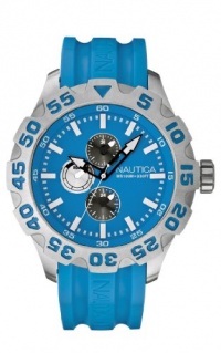 Nautica Men's N15579G BFD 100 Multifunction Blue Resin Watch