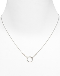 What goes around, comes around: This chic 3-ring necklace features recycled sterling silver bands. Designed by Dogeared. What goes around, comes around: This chic 3-ring necklace features recycled sterling silver bands. Designed by Dogeared.