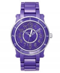 Look regal in vibrant purple with this gorgeous Her Royal Highness collection watch from Juicy Couture. Look regal in vibrant purple with this gorgeous Her Royal Highness collection watch from Juicy Couture.