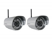 2 Pack - Foscam FI8905W Outdoor Wireless/Wired IP Camera Waterproof with 30 Meter Night Vision and 6mm Lens (42? Viewing Angle)- Silver 2 Pack - Foscam FI8905W Outdoor Wireless/Wired IP Camera Waterproof with 30 Meter Night Vision and 6mm Lens (42? Viewing Angle)- Silver
