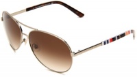 Kate Spade Women's Aldas Aviator Sunglasses,Gold Frame/Brown Gradient Lens,One Size Kate Spade Women's Aldas Aviator Sunglasses,Gold Frame/Brown Gradient Lens,One Size