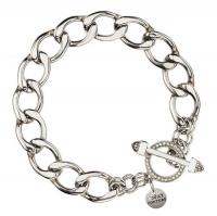 Juicy Couture Jewelry Silver Starter Heart Charm Bracelet Juicy Couture Jewelry Silver Starter Heart Charm Bracelet