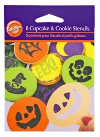 Wilton Halloween Mini Stencil Set, 8 Piece Wilton Halloween Mini Stencil Set, 8 Piece