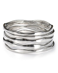 Party dressing is all in the wrist - piled high with glamorously stacked bracelets. Play by the rules with this silvery set from Aqua. Party dressing is all in the wrist - piled high with glamorously stacked bracelets. Play by the rules with this silvery set from Aqua.