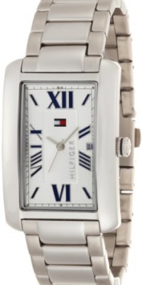 Tommy Hilfiger Men's 1710258 Classic Stainless Steel Tank Bracelet Watch Tommy Hilfiger Men's 1710258 Classic Stainless Steel Tank Bracelet Watch