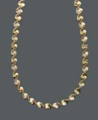 Give your style an extra twist. This intricate winding link chain is the perfect finishing touch. Crafted in 24k gold over sterling silver by Giani Bernini. Approximate length: 24 inches. Give your style an extra twist. This intricate winding link chain is the perfect finishing touch. Crafted in 24k gold over sterling silver by Giani Bernini. Approximate length: 24 inches.